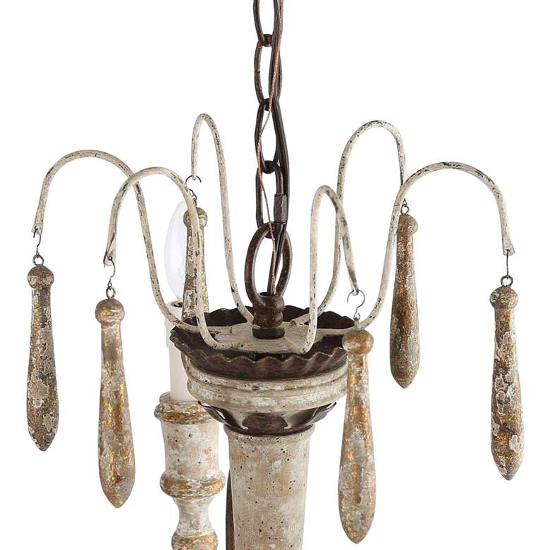 Image 2 Izuell 39" Wide Antique Rust Distressed 9-Light Chandelier more views