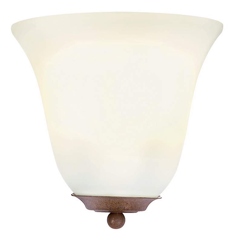 Image 1 J2490 - Glass Wall Sconce with Bobeche and Finial