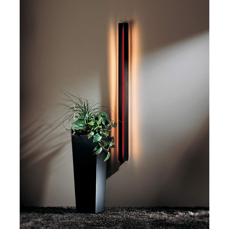 Image 1 Gallery Collection Red Acrylic Energy Efficient Wall Sconce in scene
