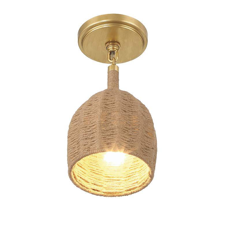 Image 5 Jace 1 Light Soft Gold Semi Flush more views