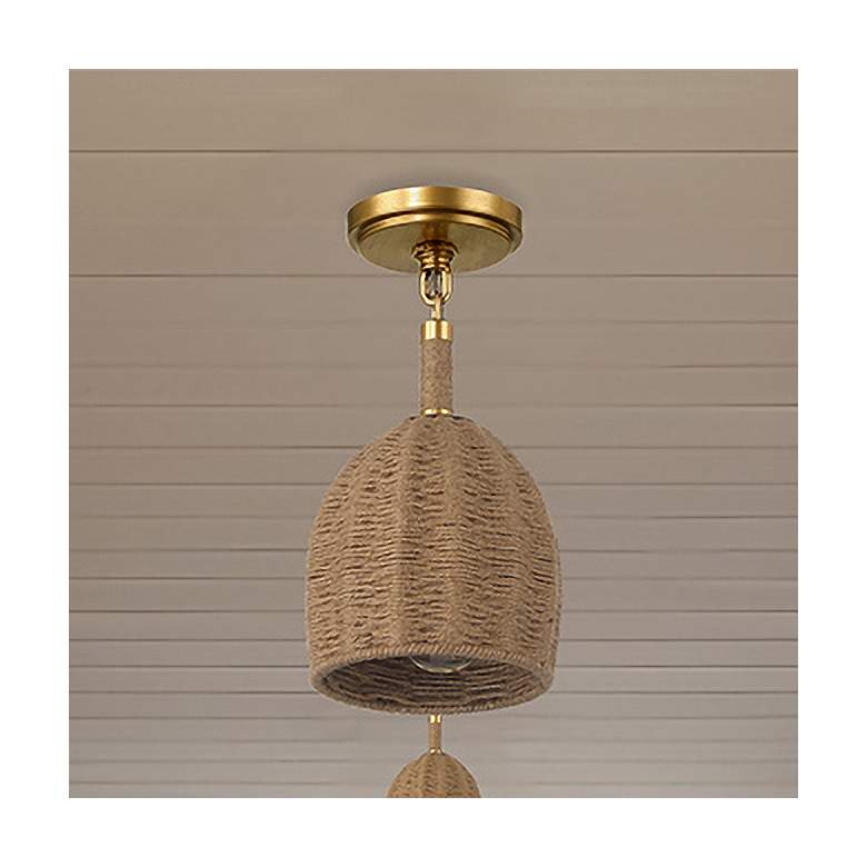 Image 7 Jace 1 Light Soft Gold Semi Flush more views