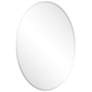 Jace Frameless Beveled 24" x 36" Oval Wall Mirror