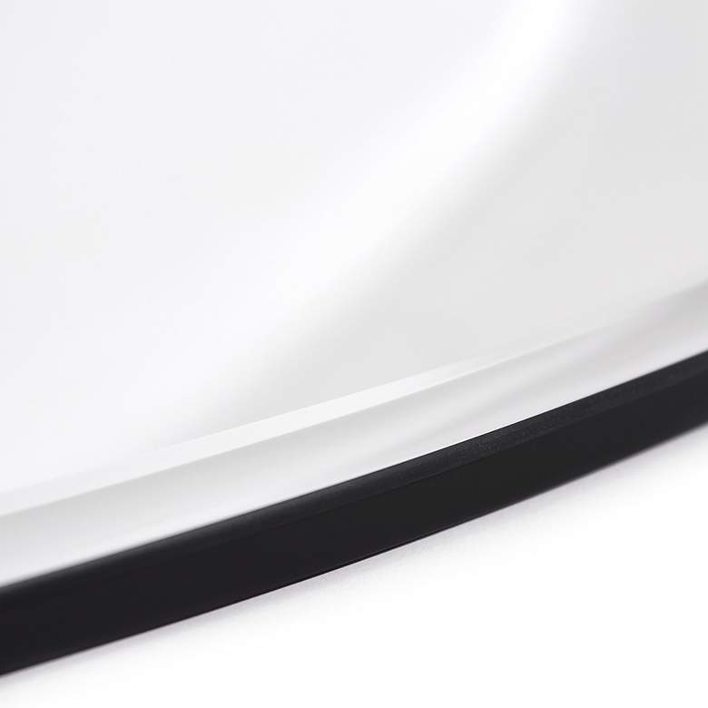 Image 4 Jace Frameless Beveled 30" Round Wall Mirror more views