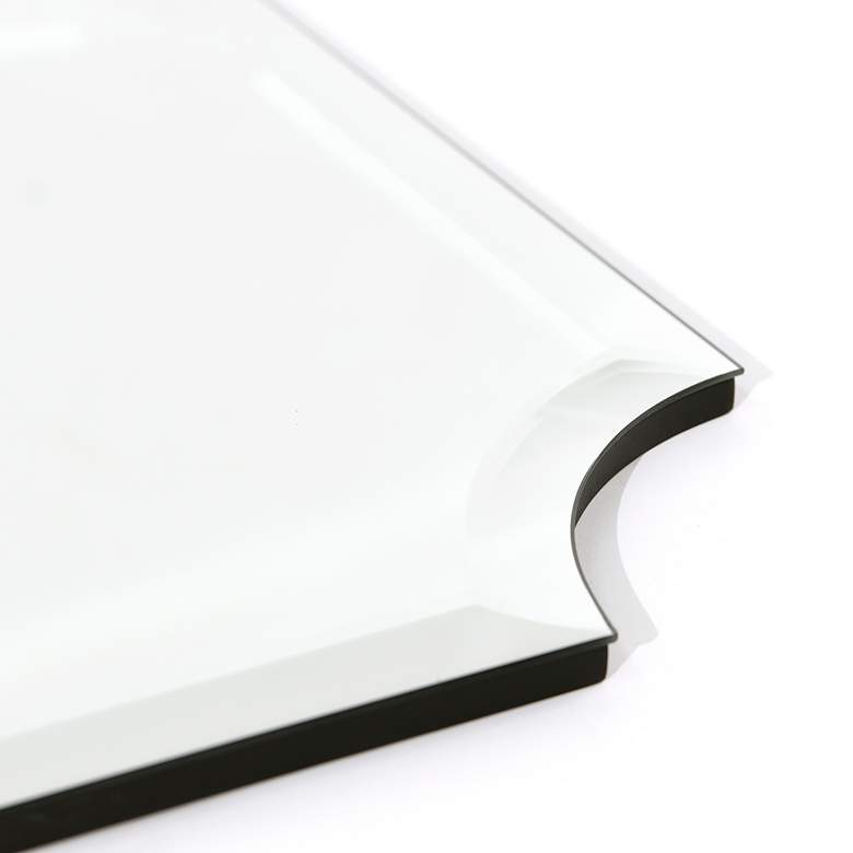 Image 4 Jace Frameless Scalloped Beveled 30" x 40" Wall Mirror more views