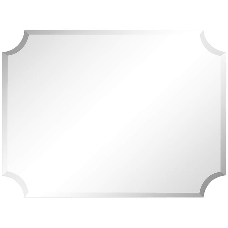 Image 5 Jace Frameless Scalloped Beveled 30" x 40" Wall Mirror more views