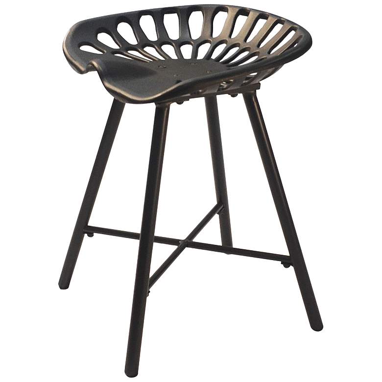 Image 5 Jace Industrial Black Cast Iron Tractor Seat more views