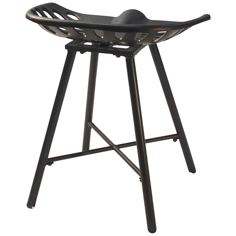 Image 6 Jace Industrial Black Cast Iron Tractor Seat more views