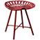 Jace Industrial Red Cast Iron Tractor Seat