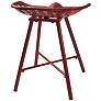 Thumbnail3 of Jace Industrial Red Cast Iron Tractor Seat more views