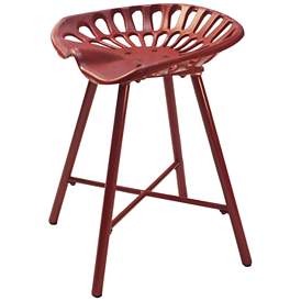 Image5 of Jace Industrial Red Cast Iron Tractor Seat more views