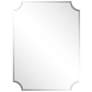 Thumbnail2 of Jace Scalloped Edge 30" x 40" Beveled Glass Frameless Wall Mirror