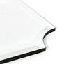 Thumbnail4 of Jace Scalloped Edge 30" x 40" Beveled Glass Frameless Wall Mirror more views