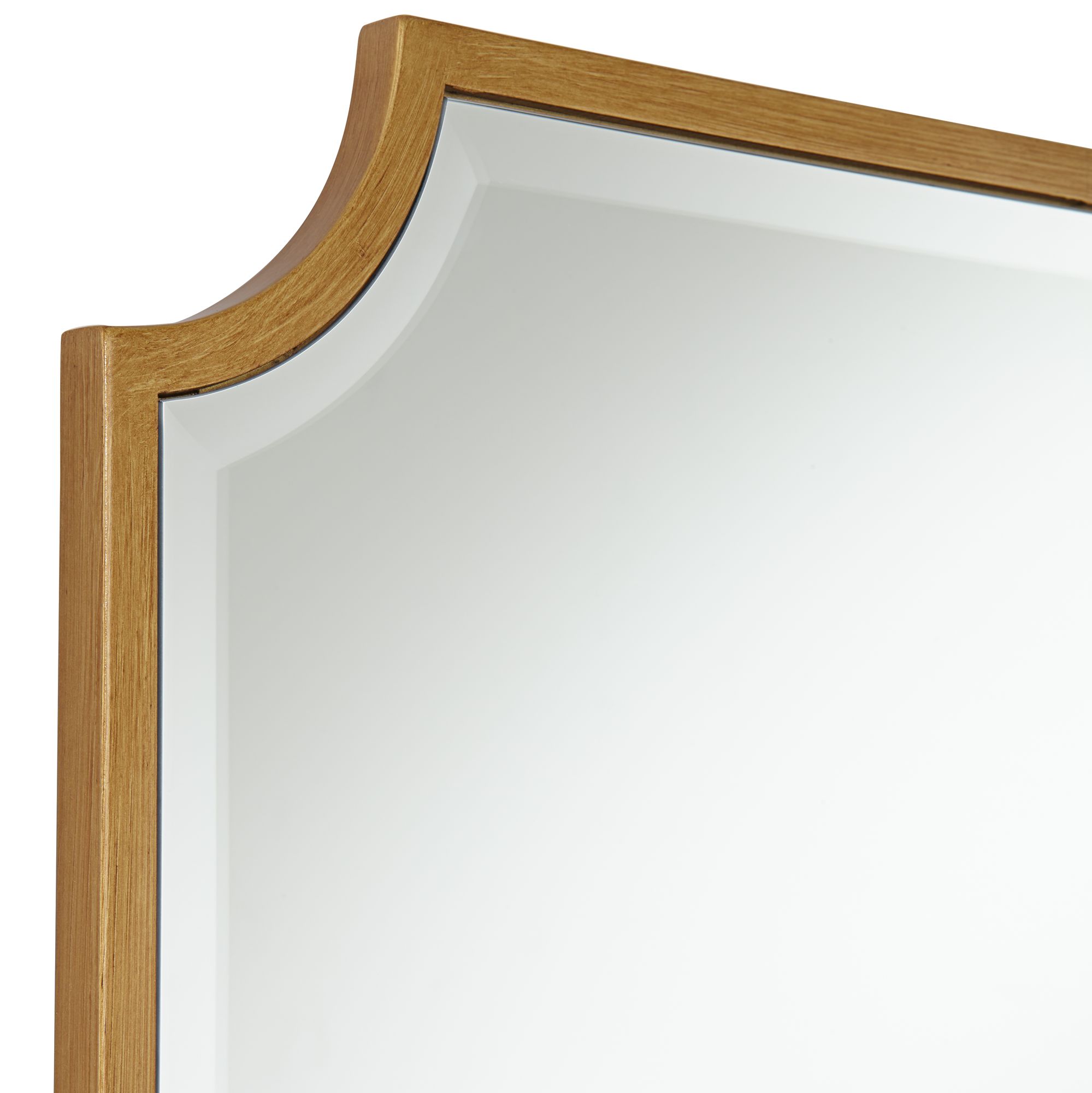 Image 3 Jacinda 24" x 40" Gold Rounded Cut Edge Wall Mirror Set of 2 more views