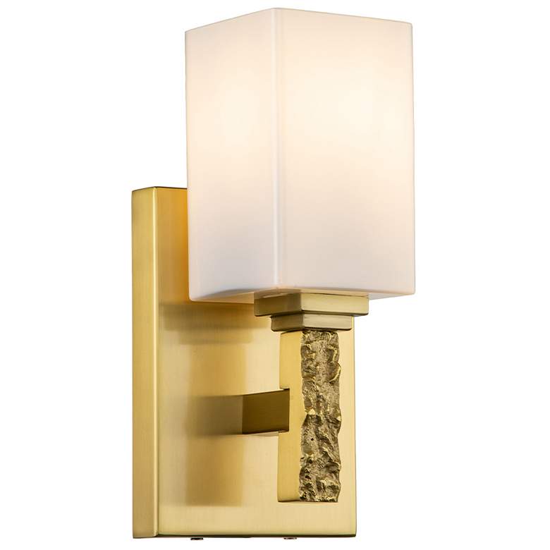 Image 1 Jack 1 Light Bath Bar in Aged Brass