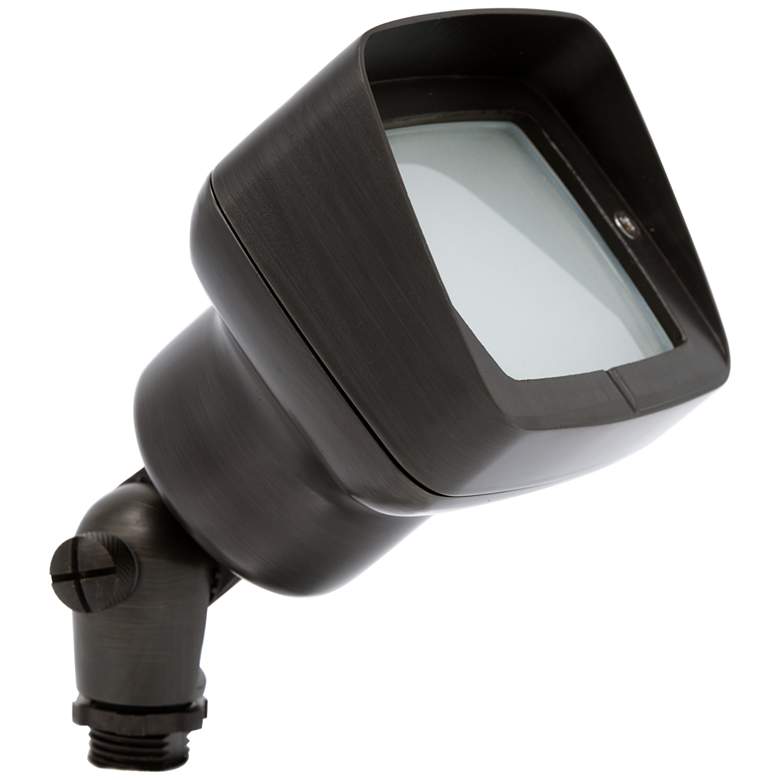Image 1 Jack 3" High Weathered Bronze Brass Flood Light