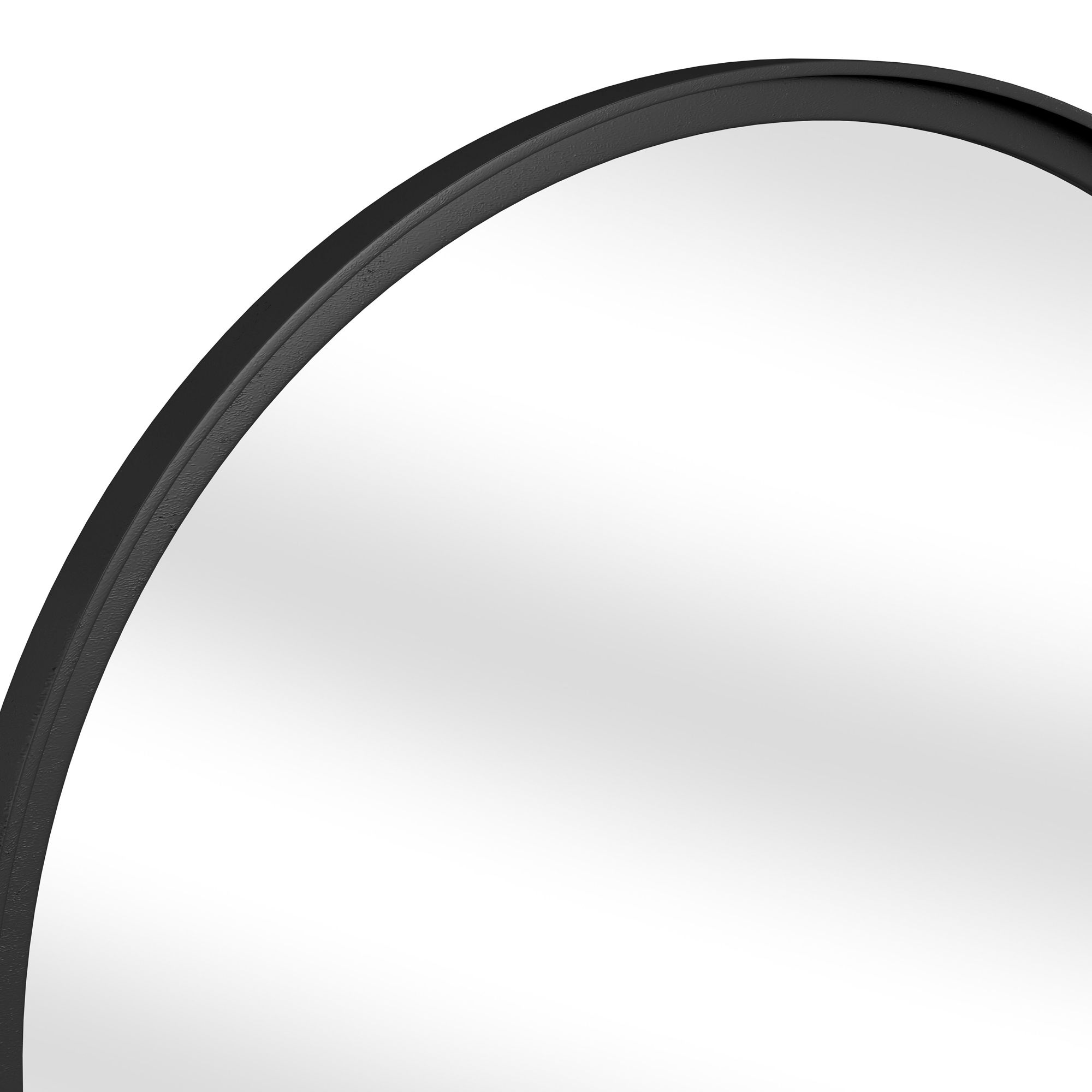 Image 4 Jackie Black Metal 36" Round Wall Mirror more views