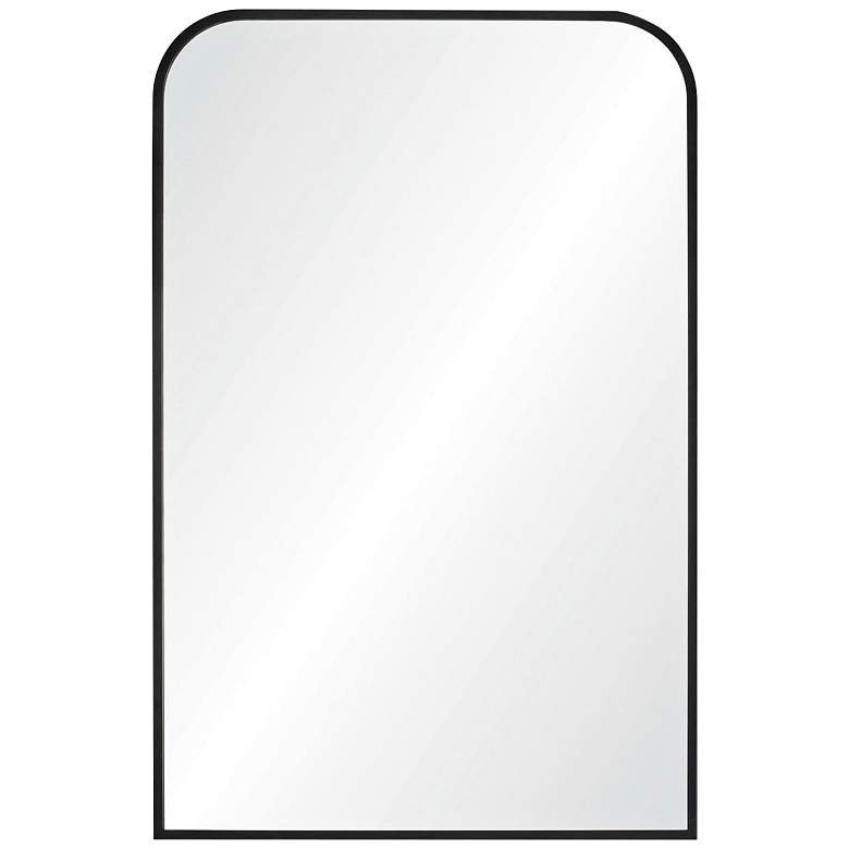 Image 2 Jackline Powder-Coated Matte Black 24" x 36" Wall Mirror