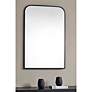 1_Jackline Powder-Coated Matte Black 24" x 36" Wall Mirror