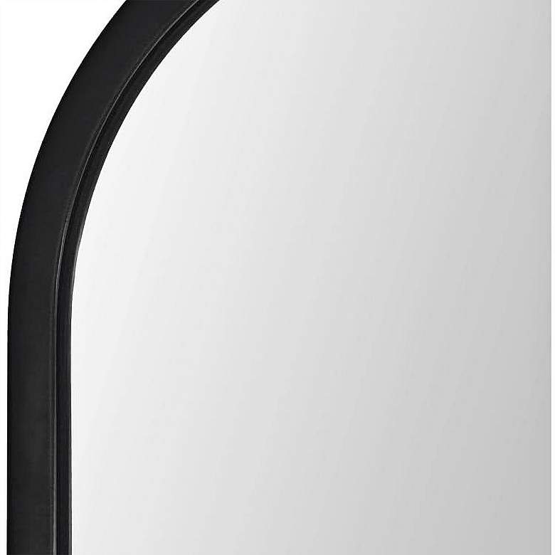 Image 3 Jackline Powder-Coated Matte Black 24" x 36" Wall Mirror more views