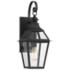 Jackson 22 1/4" High Black Outdoor Wall Light