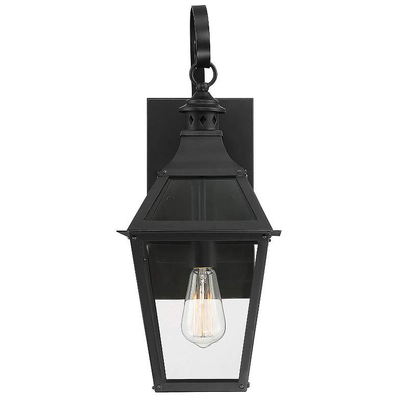 Image 3 Jackson 22 1/4" High Black Outdoor Wall Light more views