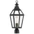 Jackson 22 3/4" High Black with Gold Outdoor Post Light