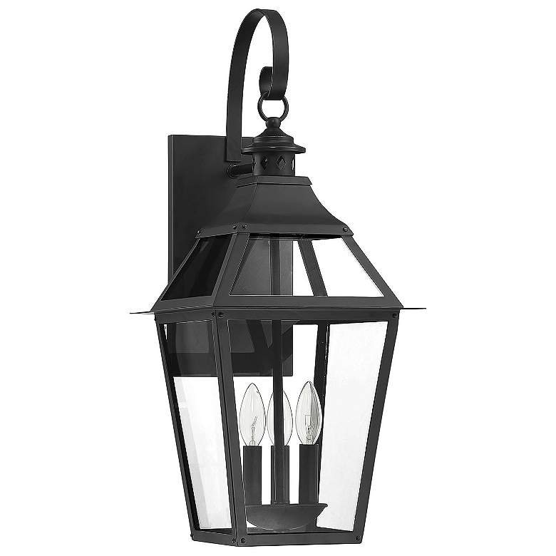 Image 4 Jackson 24 3/4" High Black 3-Light Outdoor Wall Light more views
