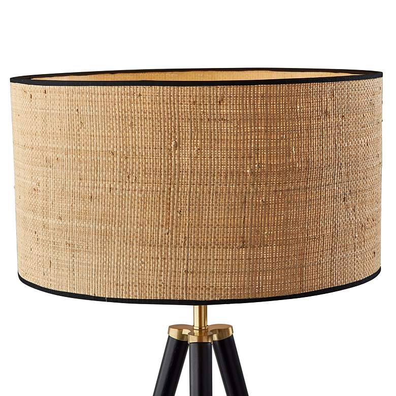 Image 2 Jackson Black Wood Tripod Floor Lamp more views