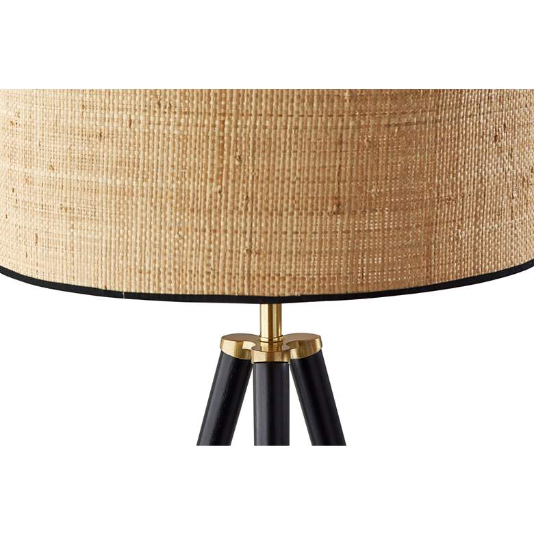 Image 3 Jackson Black Wood Tripod Floor Lamp more views