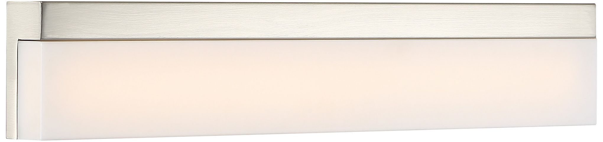 Image 2 Jackson; LED Medium Vanity; Brushed Nickel Finish with White Acrylic more views