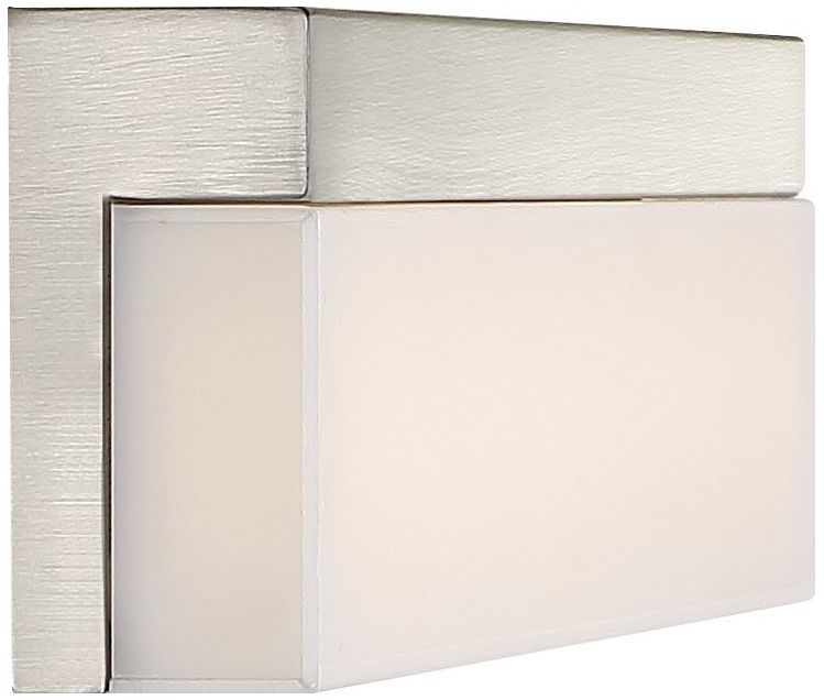 Image 3 Jackson; LED Medium Vanity; Brushed Nickel Finish with White Acrylic more views
