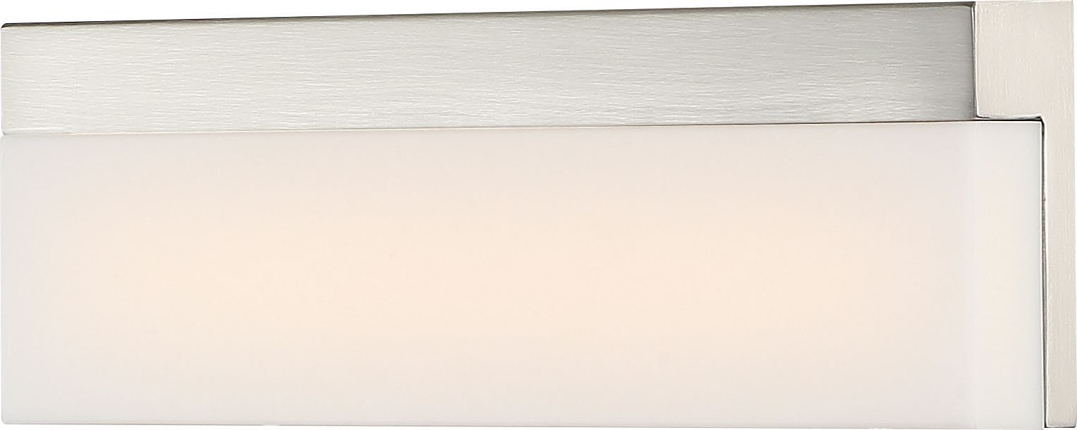 Image 2 Jackson; LED Small Vanity; Brushed Nickel Finish with White Acrylic more views