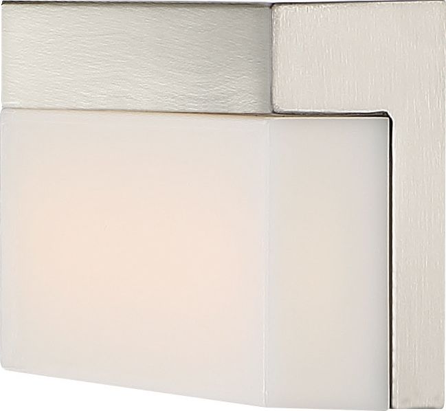 Image 3 Jackson; LED Small Vanity; Brushed Nickel Finish with White Acrylic more views