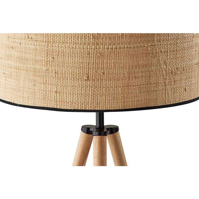 Image 2 Jackson Natural Wood Tripod Floor Lamp more views