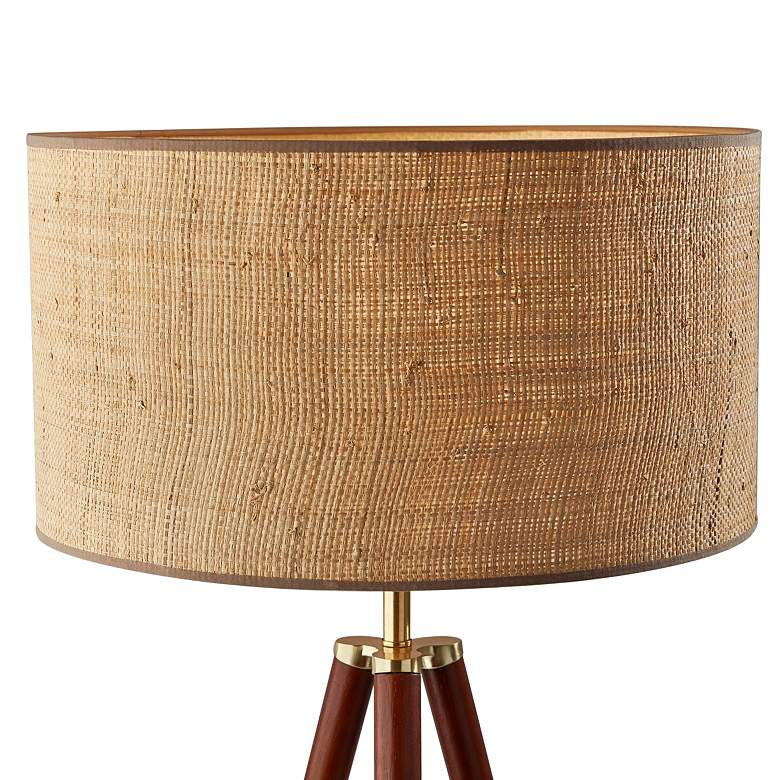 Image 2 Jackson Walnut Wood Tripod Floor Lamp more views