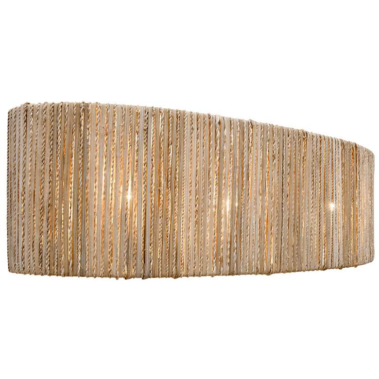 Image 1 Jacob's Ladder 25 1/2" Wide French Gold Vanity Bath Light