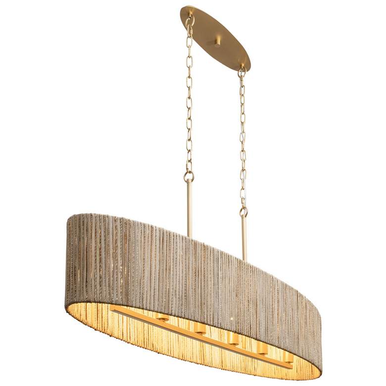Image 1 Jacob's Ladder 6-Lt Linear Pendant - French Gold
