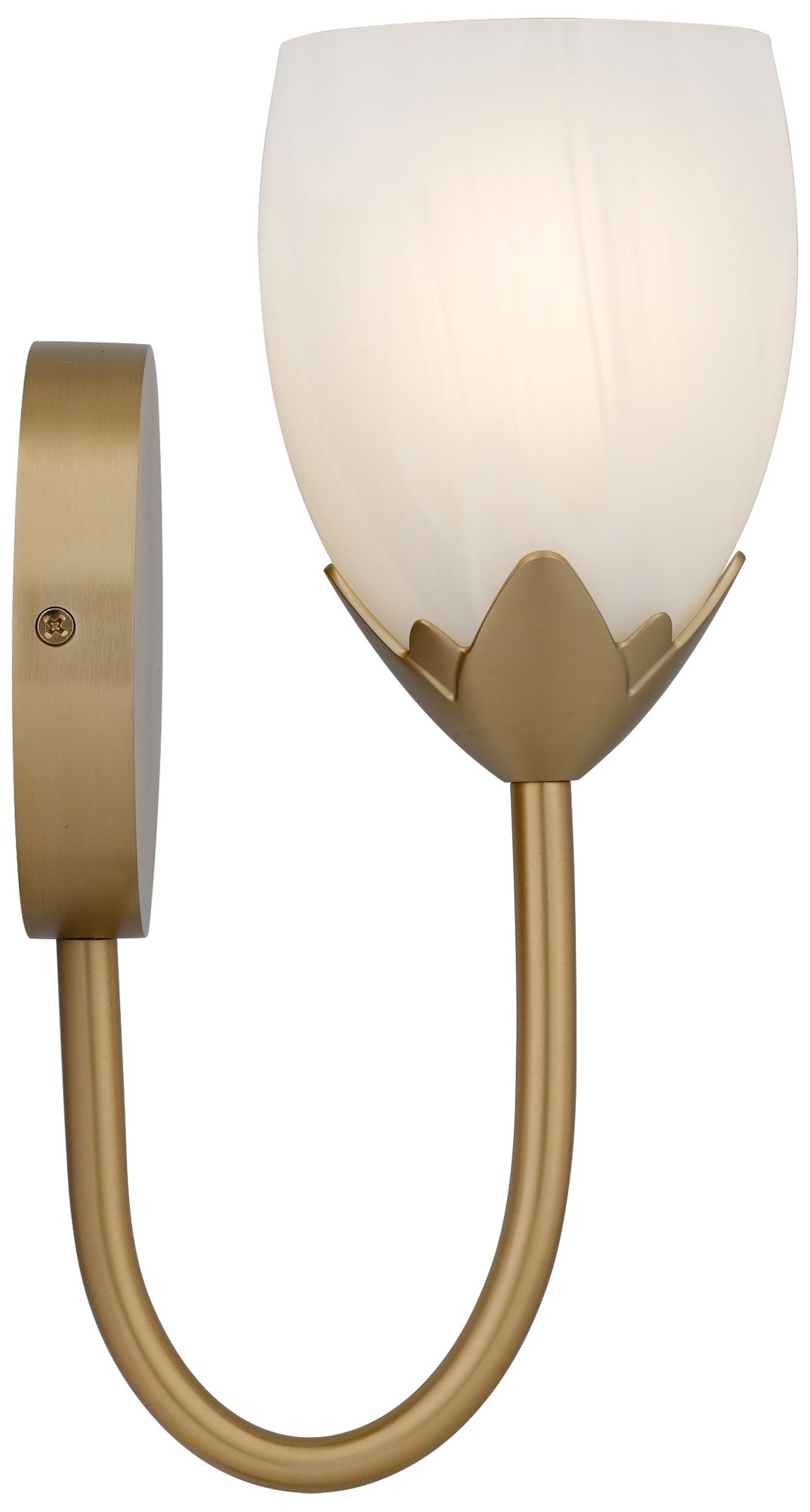 Image 5 Jacobs 1-Light Bronze Gold Wall Sconce more views