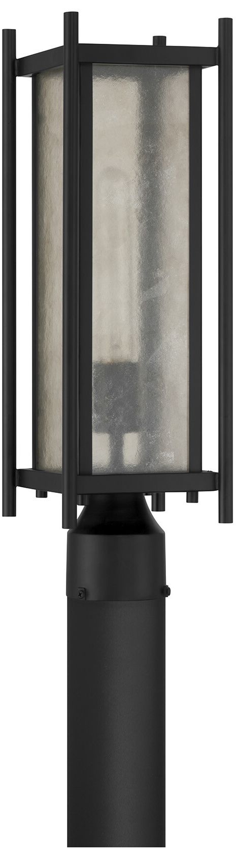 Image 2 Jacobs 1-Light Outdoor Post Lantern in Matte Black more views