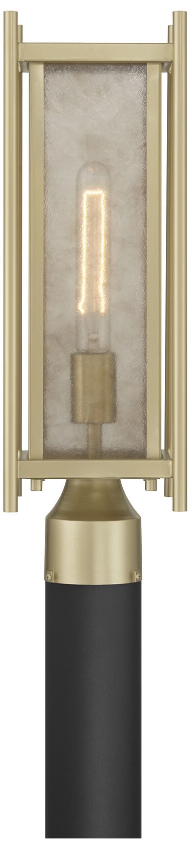 Image 4 Jacobs 1-Light Outdoor Post Lantern in Serene Brass more views