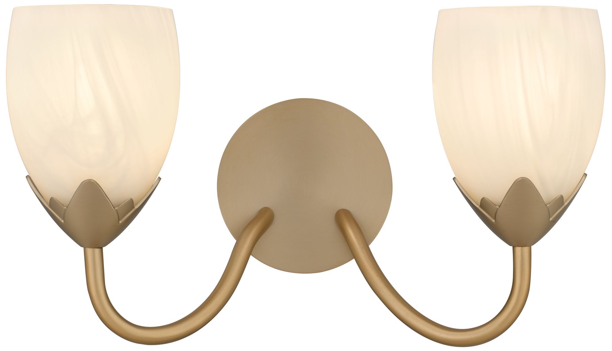 Image 4 Jacobs 2-Light Bronze Gold Vanity Light more views