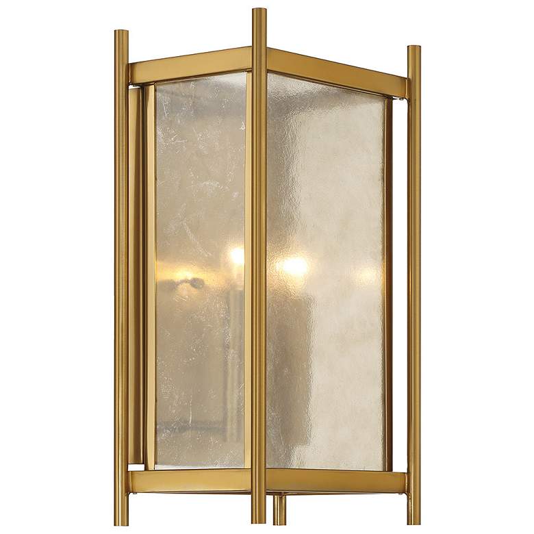 Image 4 Jacobs 2-Light Wall Sconce in Warm Brass more views