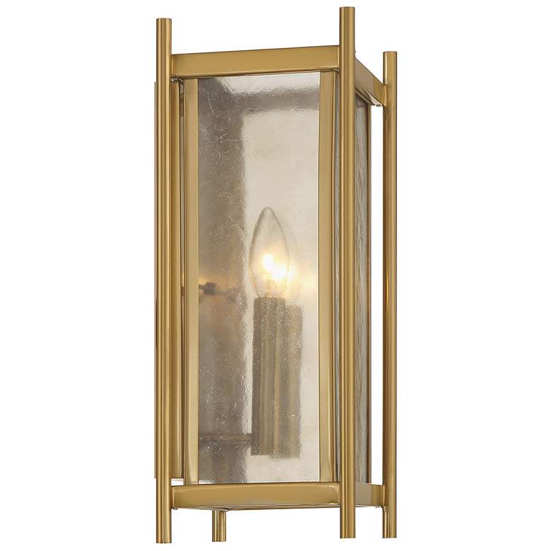 Image 5 Jacobs 2-Light Wall Sconce in Warm Brass more views