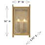 6_Jacobs 2-Light Wall Sconce in Warm Brass more views