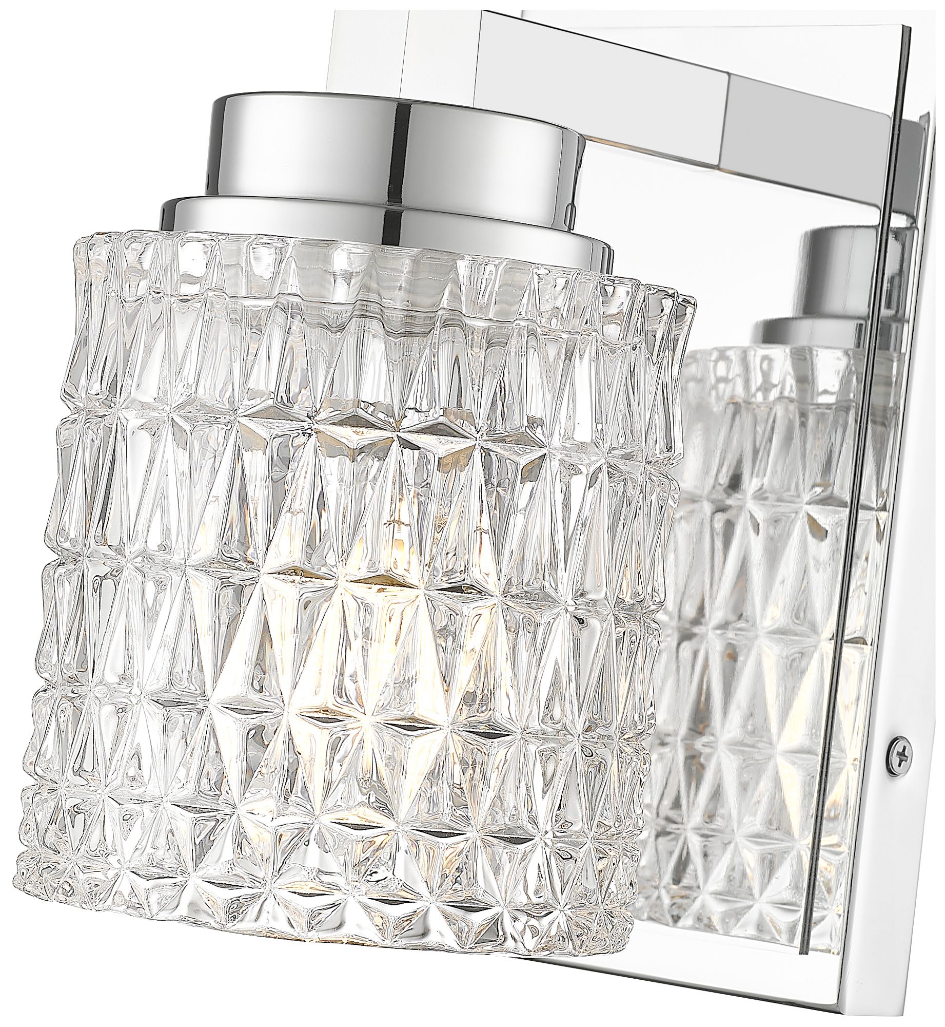 Image 6 Jacqueline by Z-Lite Chrome  1 Light Wall Sconce more views