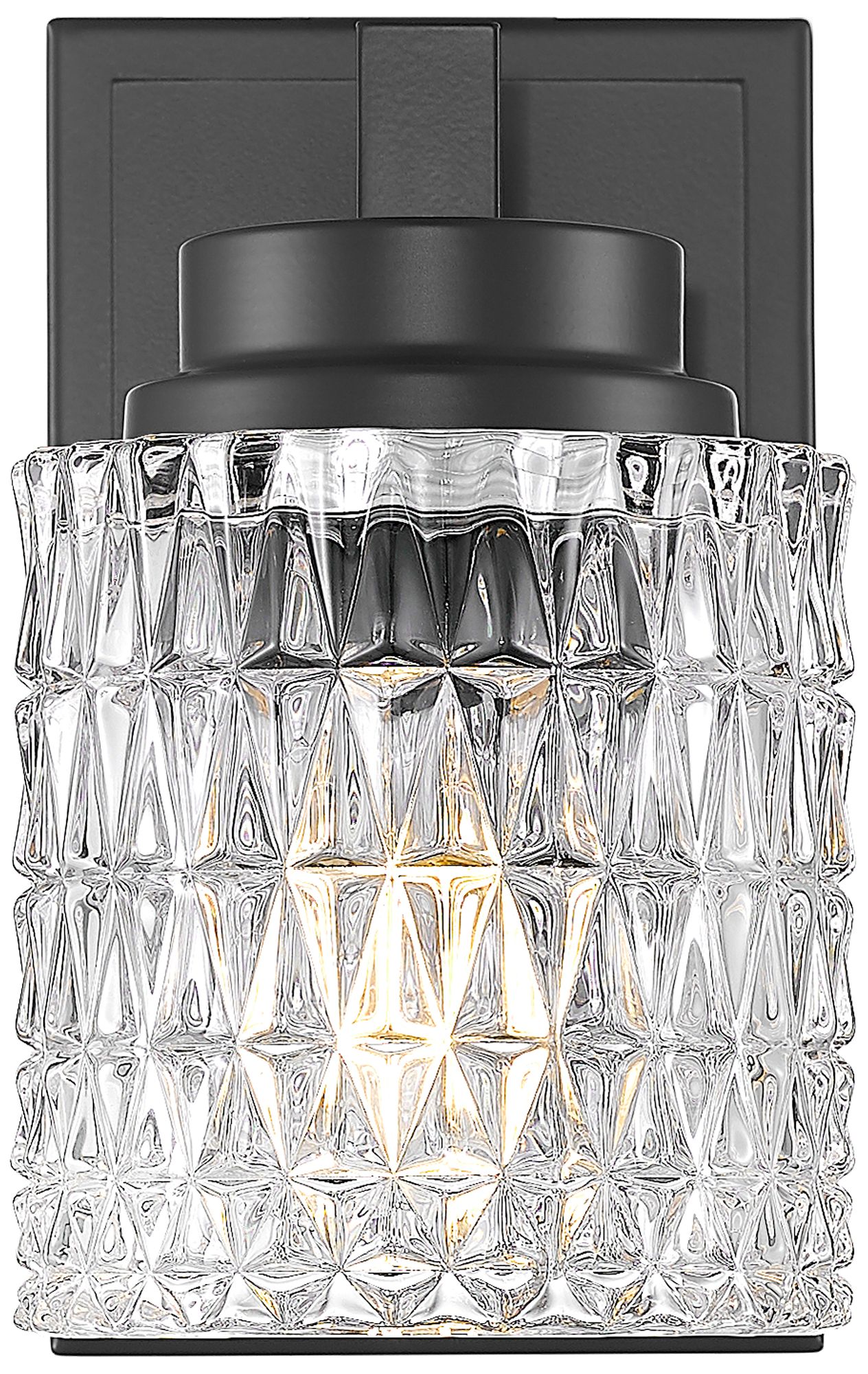 Image 4 Jacqueline by Z-Lite Matte Black 1 Light Wall Sconce more views