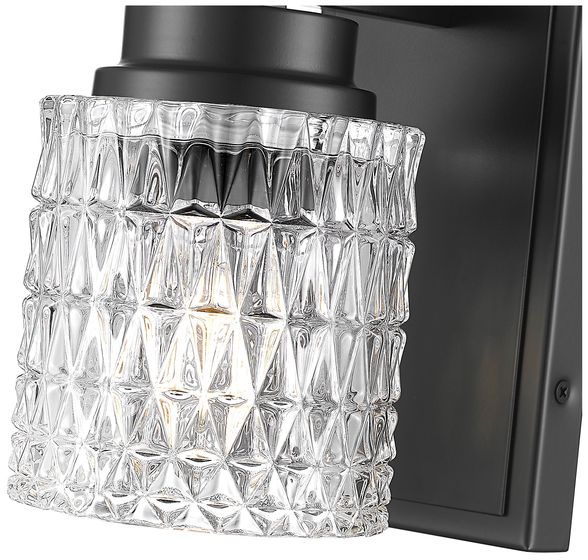Image 6 Jacqueline by Z-Lite Matte Black 1 Light Wall Sconce more views