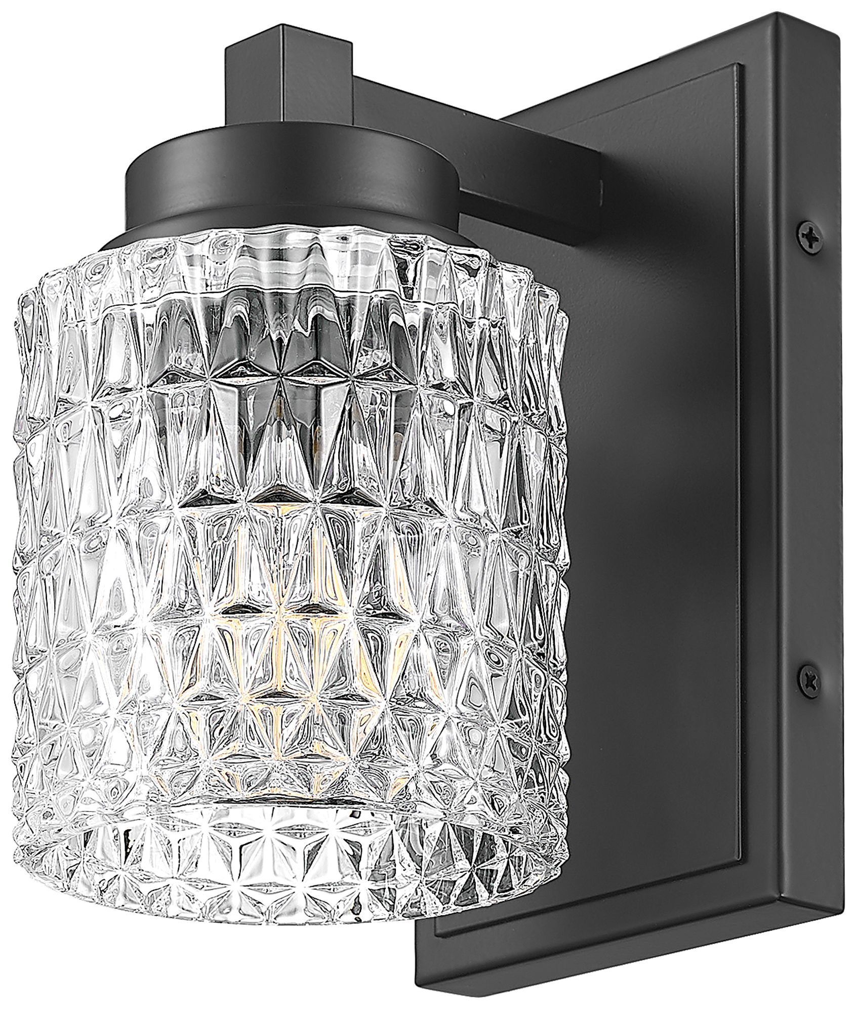 Image 7 Jacqueline by Z-Lite Matte Black 1 Light Wall Sconce more views