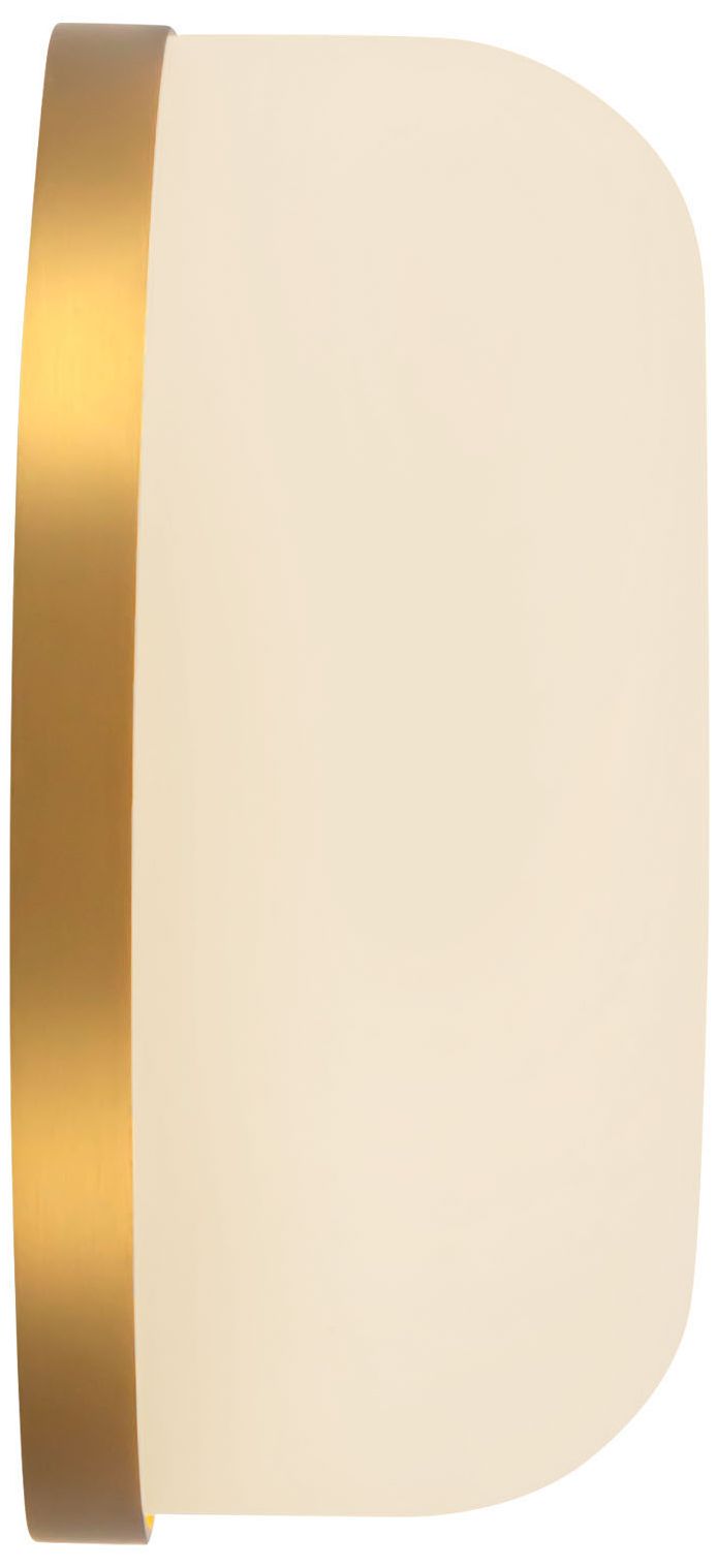Image 3 Jada 5-in Brushed Gold dimmable LED Wall Sconce more views