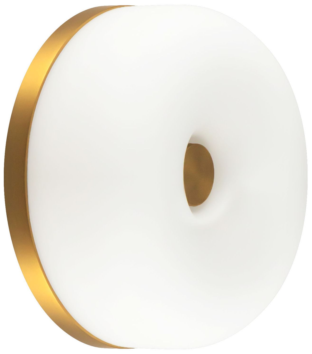 Image 6 Jada 5-in Brushed Gold dimmable LED Wall Sconce more views